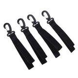 Plastic Hanging Hooks for Tent and Kayak 6.5 x 1.2 x 0.2in