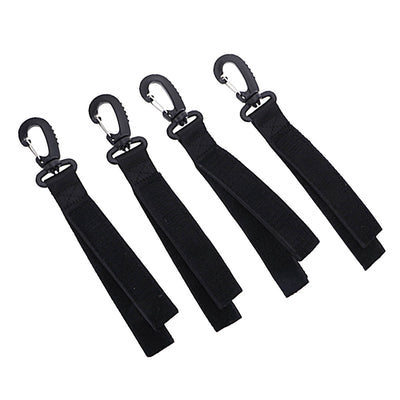 Plastic Hanging Hooks for Tent and Kayak 6.5 x 1.2 x 0.2in