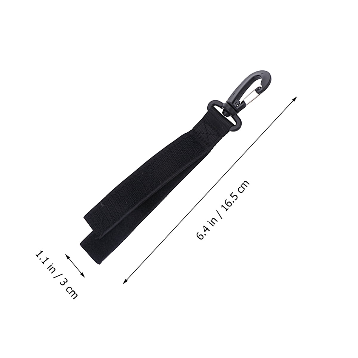 Plastic Hanging Hooks for Tent and Kayak 6.5 x 1.2 x 0.2in
