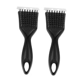 Barbecue Brushes PP 2Pcs 8.1x2.6x1.6in Grill Maintenance Barbecue - Top-Down View