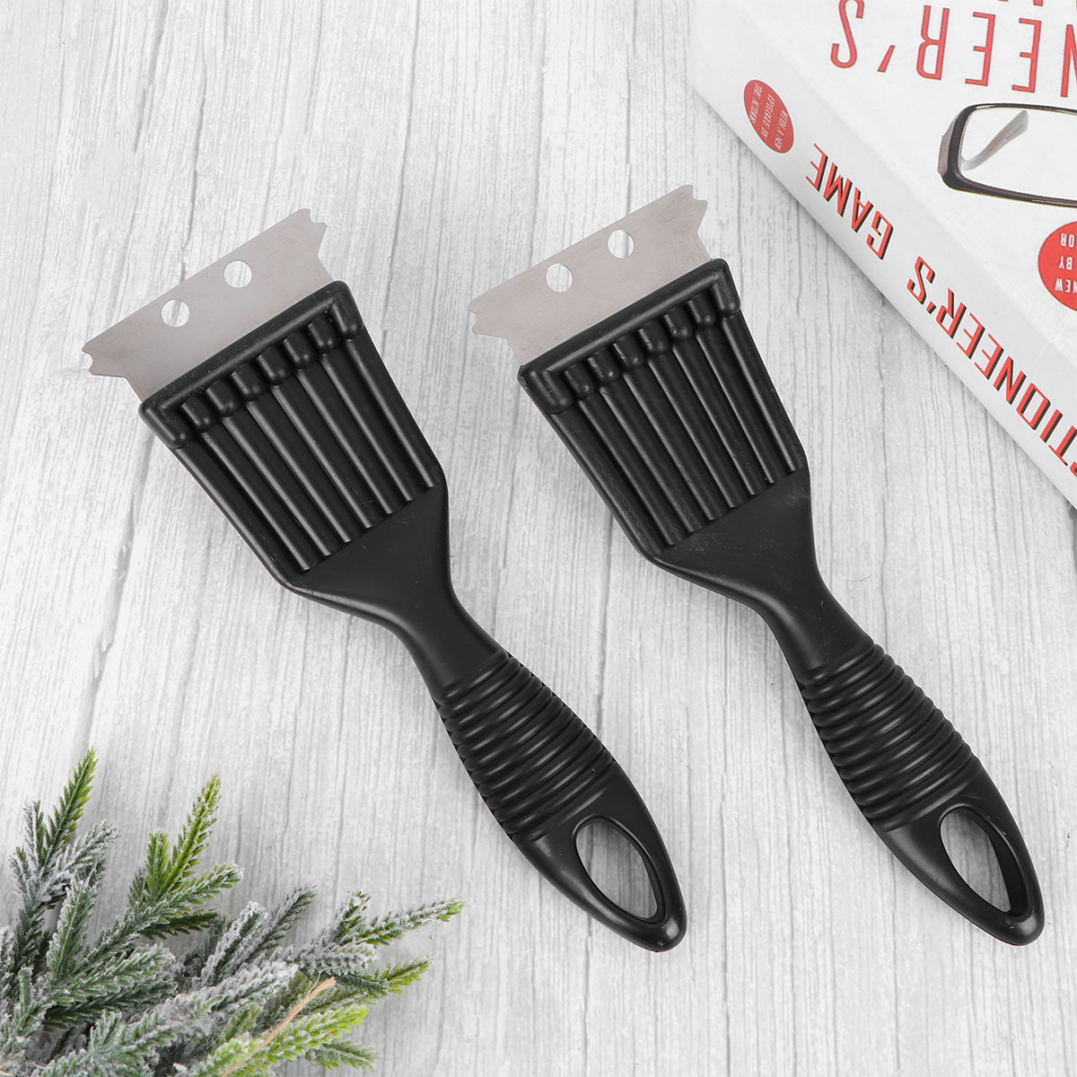 Barbecue Brushes PP 2Pcs 8.1x2.6x1.6in Grill Maintenance Barbecue