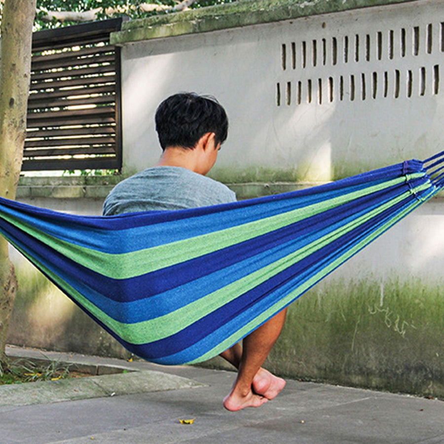 Hammocks for Adults Canvas Blue 1Set 110x31in