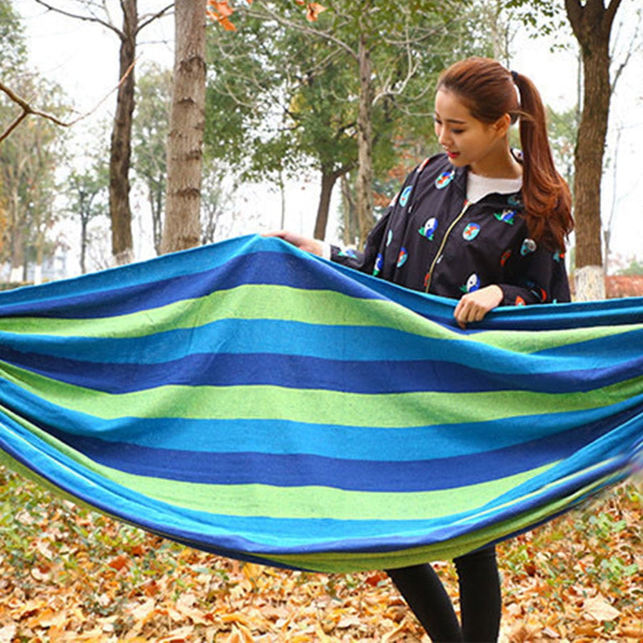 Hammocks for Adults Canvas Blue 1Set 110x31in