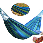 Hammocks for Adults Canvas Blue 1Set 110x31in