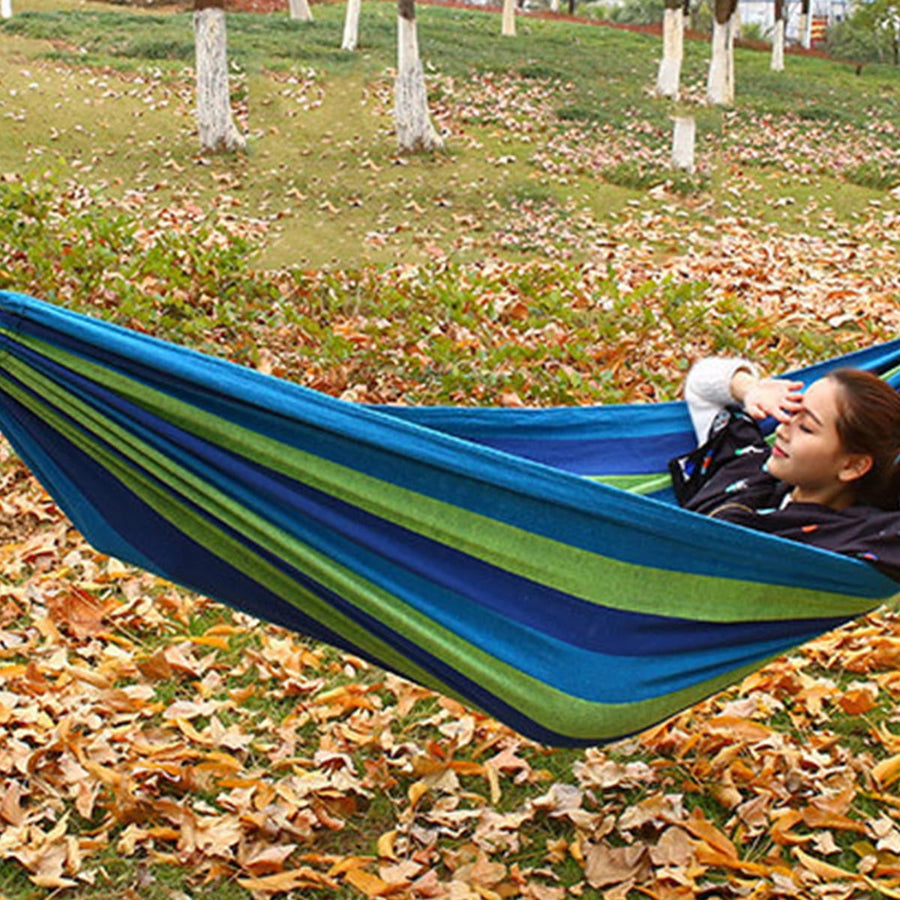Hammocks for Adults Canvas Blue 1Set 110x31in