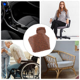 Car Seat Pads Wooden Beads Seat Cushion Breathable Coffee 1 Pc 53.45 x 17.68 x 0.79 inch - Close-Up Angle