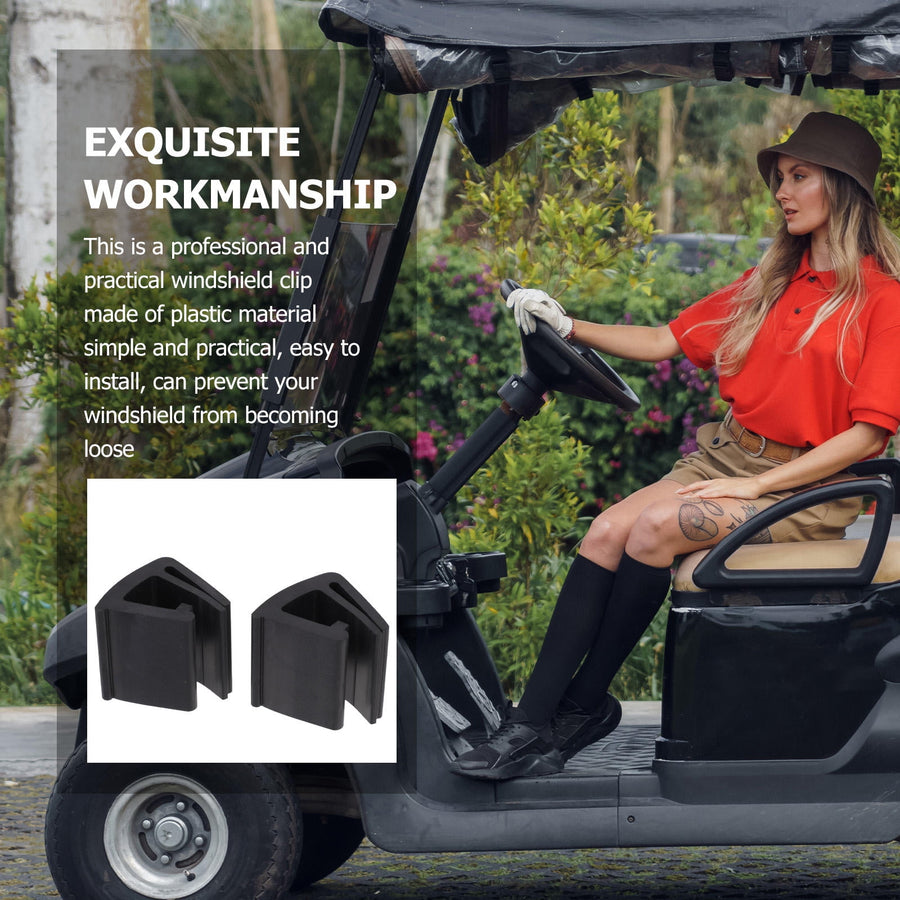 Windshield Clamps Golf Cart Windshield Clamps 1 Pair Black