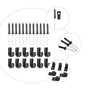 Kayak J Hooks with Rivits 12 x Rivets Lightweight Portable for Canoeing