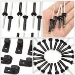 Kayak J Hooks with Rivits 12 x Rivets Lightweight Portable for Canoeing