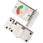 Restroom Stall Door Lock with Indicator 1 Set for Bathrooms and Public Restrooms