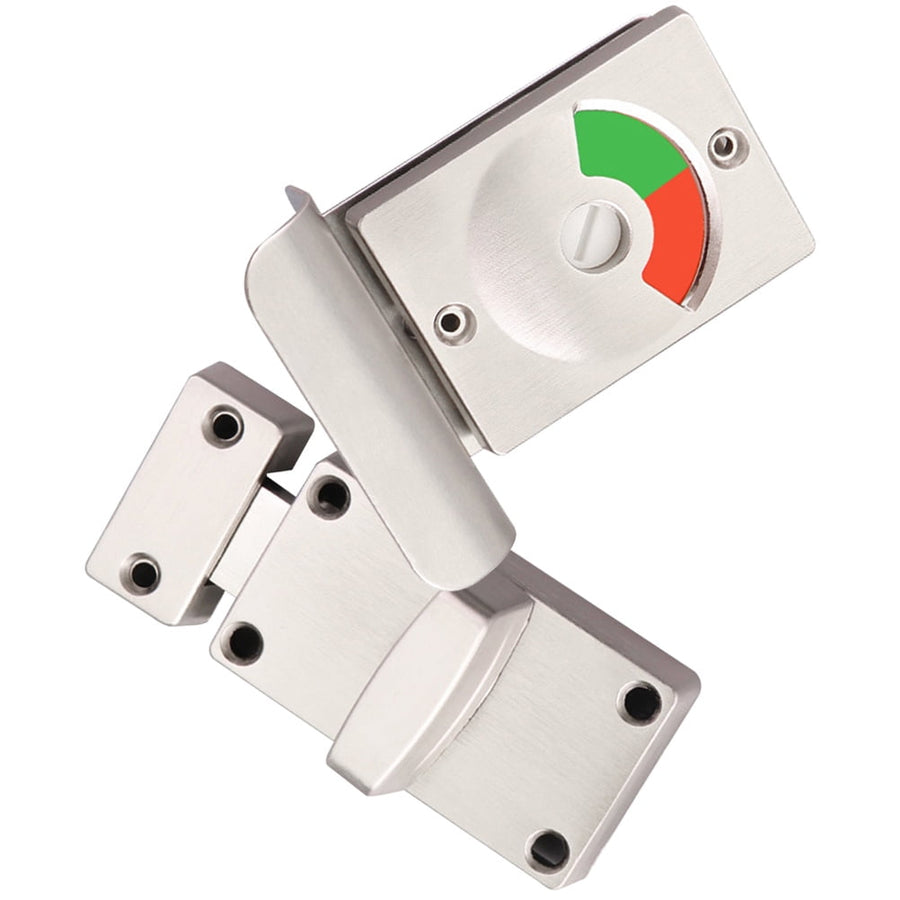 Restroom Stall Door Lock with Indicator 1 Set for Bathrooms and Public Restrooms