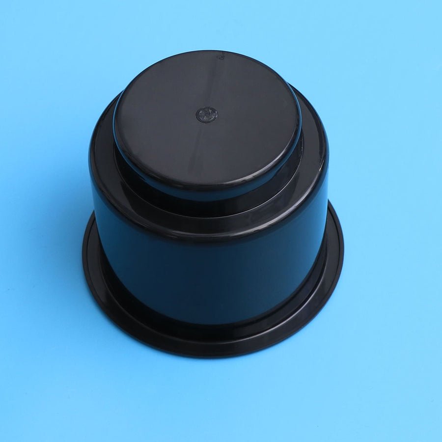 1Pack Black Hard Plastic Cup Drink Holder for Car and Marine Boat 1Pack