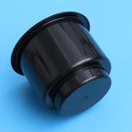 1Pack Black Hard Plastic Cup Drink Holder for Car and Marine Boat 1Pack