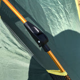 SWETRACE 4Pcs Parts for Camping Tent Stability Enhancement 3.14X0.79X0.59in - Side View