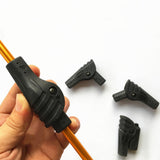 SWETRACE 4Pcs Parts for Camping Tent Stability Enhancement 3.14X0.79X0.59in - Low Angle