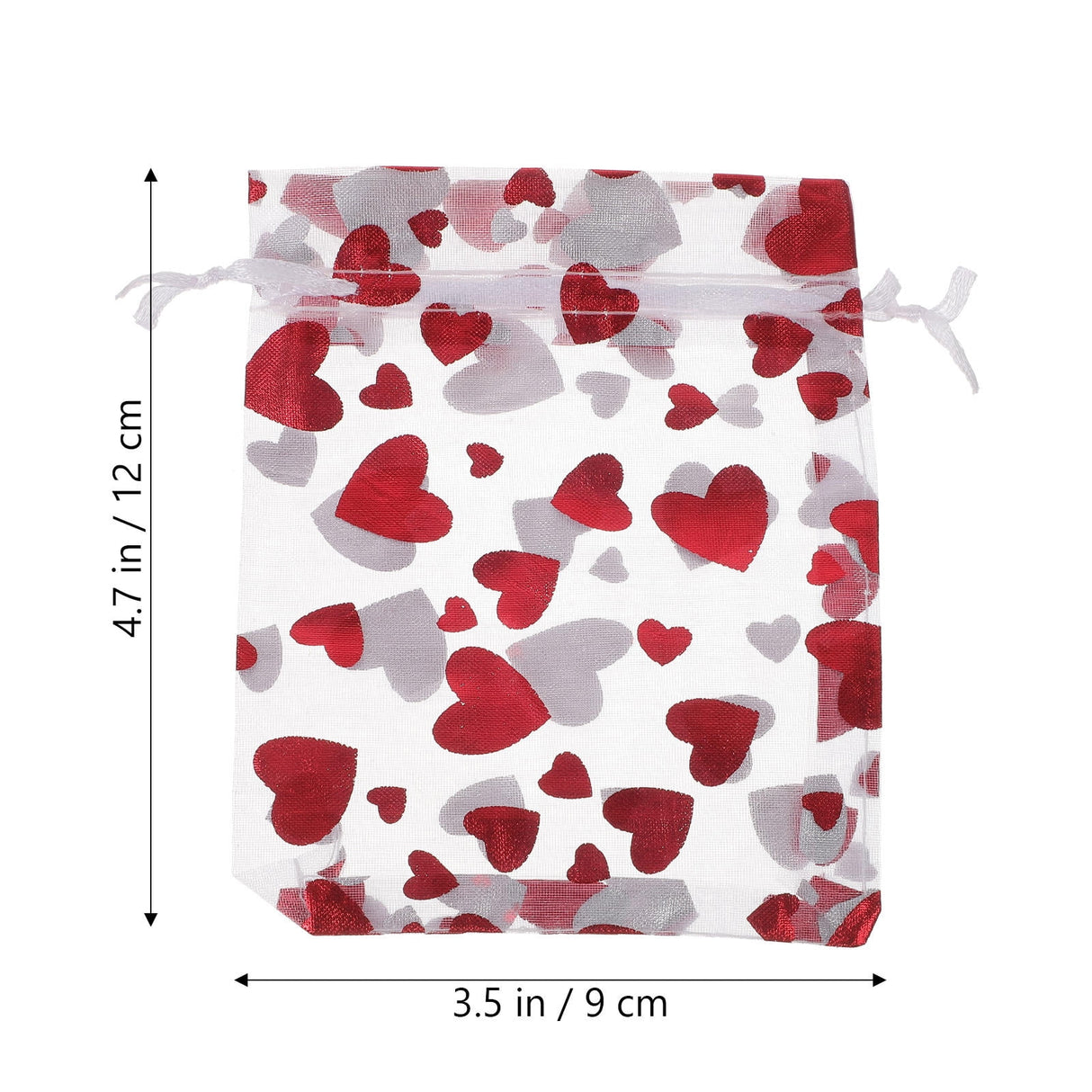 25Pcs Small Goodie Bags for Valentine's Day and Wedding Treats
