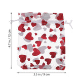 25Pcs Small Goodie Bags for Valentine's Day and Wedding Treats
