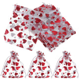25Pcs Small Goodie Bags for Valentine's Day and Wedding Treats - Close-Up Angle