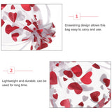 25Pcs Small Goodie Bags for Valentine's Day and Wedding Treats - Low Angle