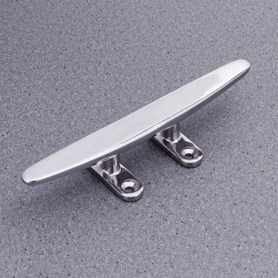 1Set Marine Grade Stainless Steel Boat Cleat for Boating 8 Inches