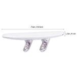1Set Marine Grade Stainless Steel Boat Cleat for Boating 8 Inches