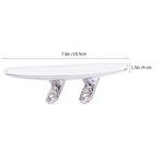 1Set Marine Grade Stainless Steel Boat Cleat for Boating 8 Inches