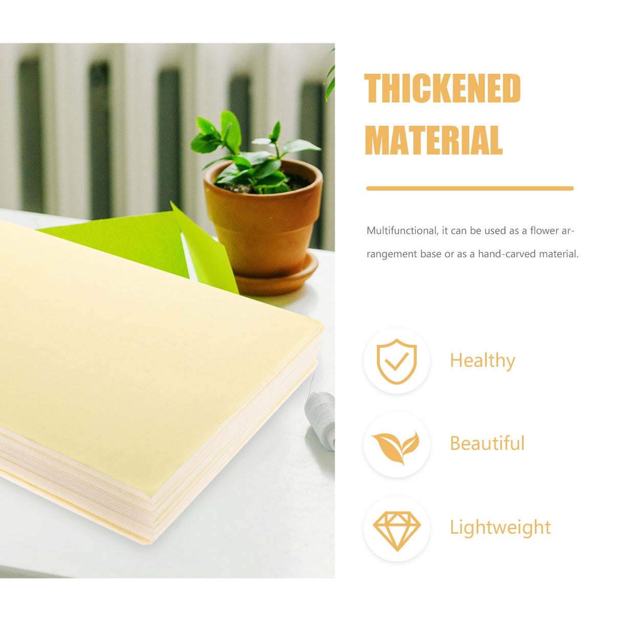 Project Display Yellow Foam 10 Sheets