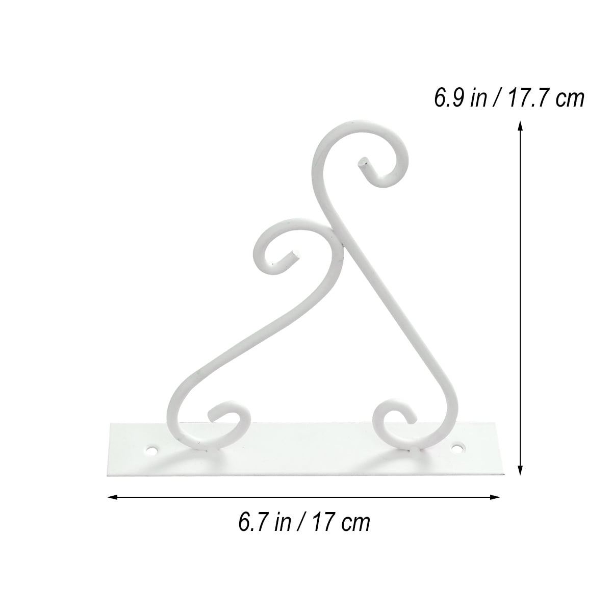 Outdoor Hanging Bracket Flower Basket Hanging Hook Iron 1 Piece