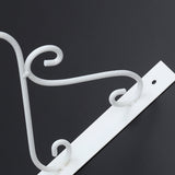 Outdoor Hanging Bracket Flower Basket Hanging Hook Iron 1 Piece