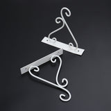 Outdoor Hanging Bracket Flower Basket Hanging Hook Iron 1 Piece
