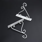 Outdoor Hanging Bracket Flower Basket Hanging Hook Iron 1 Piece
