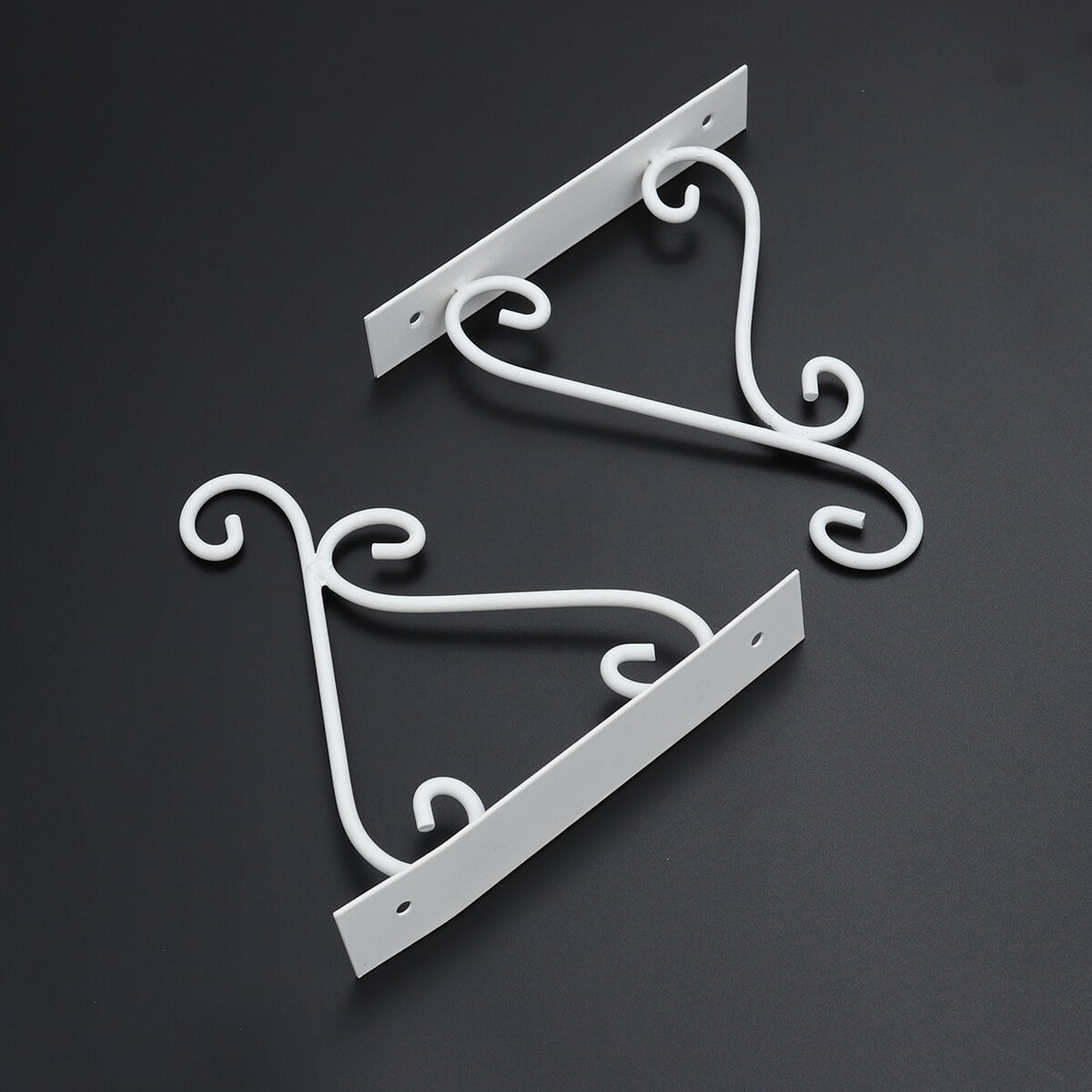 Outdoor Hanging Bracket Flower Basket Hanging Hook Iron 1 Piece