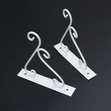 Outdoor Hanging Bracket Flower Basket Hanging Hook Iron 1 Piece - Low Angle