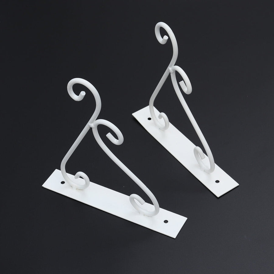 Outdoor Hanging Bracket Flower Basket Hanging Hook Iron 1 Piece