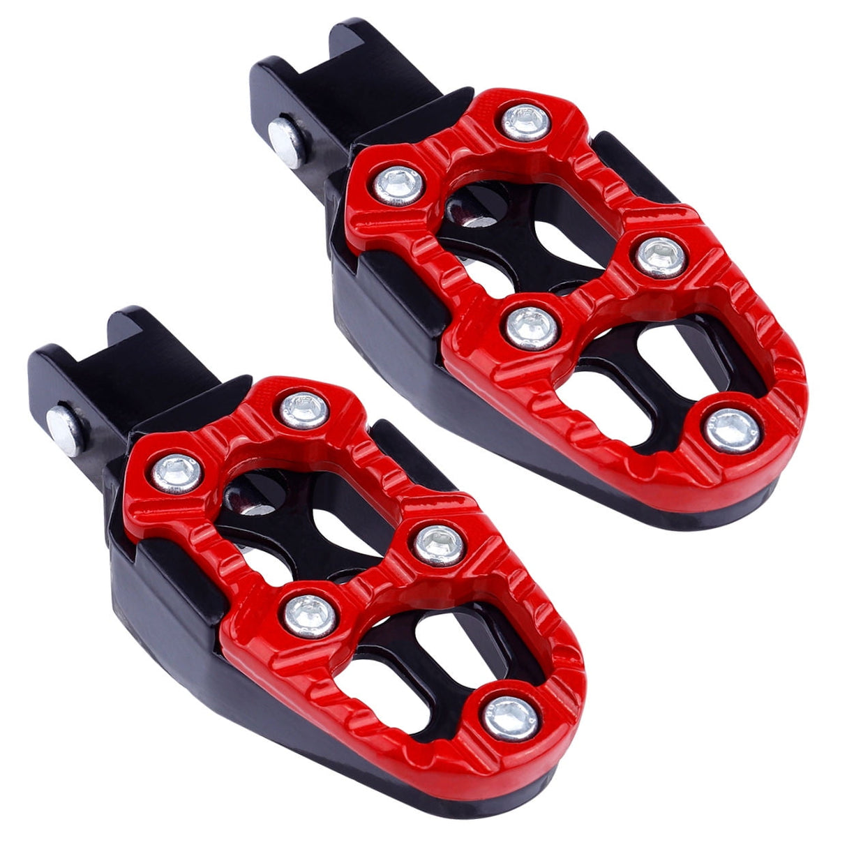 Aluminum Alloy Pedal Red 1 Pair