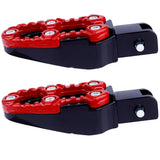 Aluminum Alloy Pedal Red 1 Pair