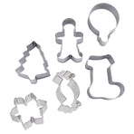 Biscuit Molds Baking Molds 6Pcs 2.36X3.14X1.18in