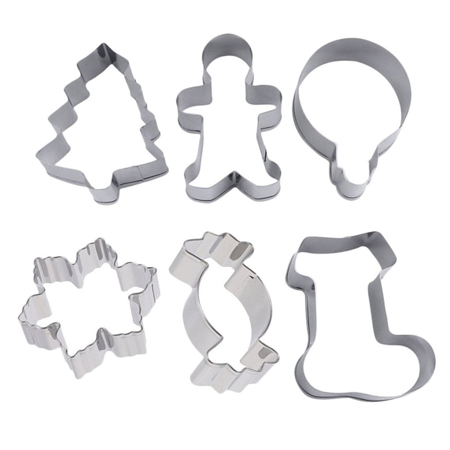 Biscuit Molds Baking Molds 6Pcs 2.36X3.14X1.18in