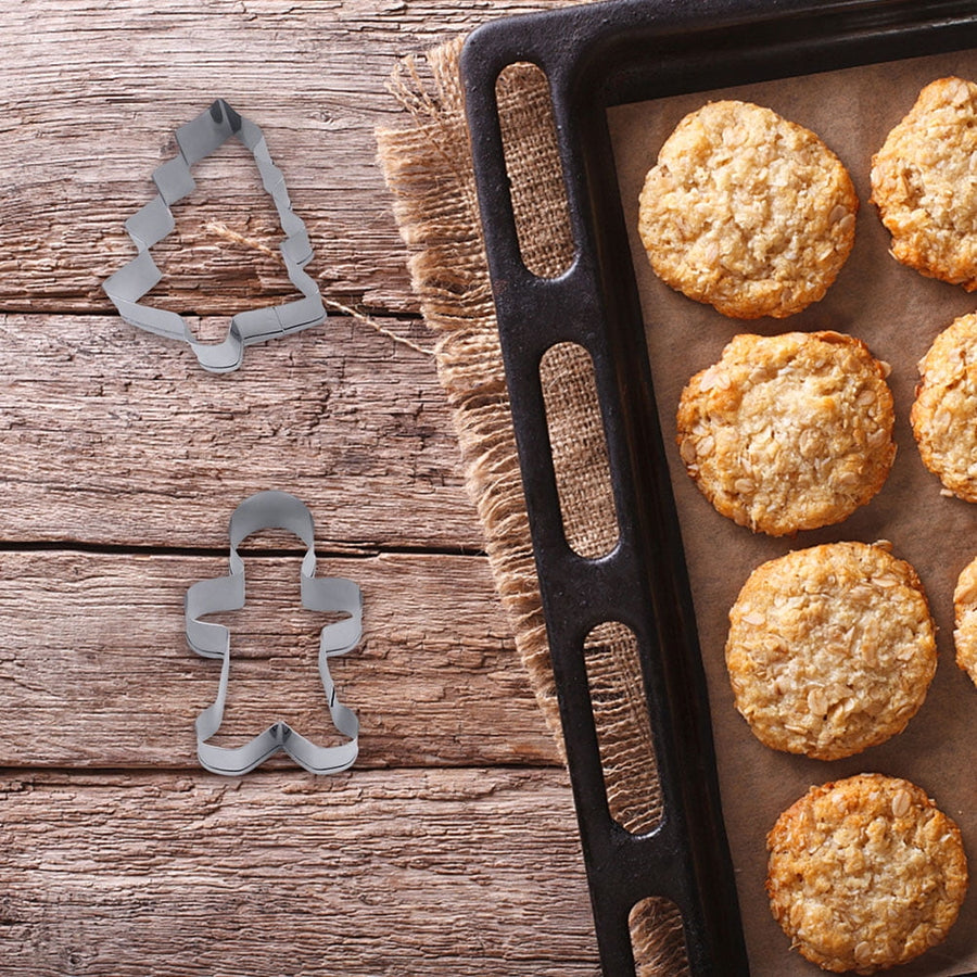 Biscuit Molds Baking Molds 6Pcs 2.36X3.14X1.18in