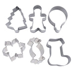 Biscuit Molds Baking Molds 6Pcs 2.36X3.14X1.18in