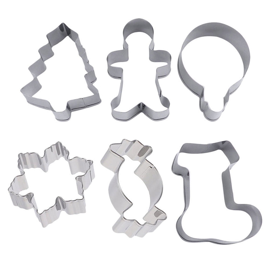 Biscuit Molds Baking Molds 6Pcs 2.36X3.14X1.18in