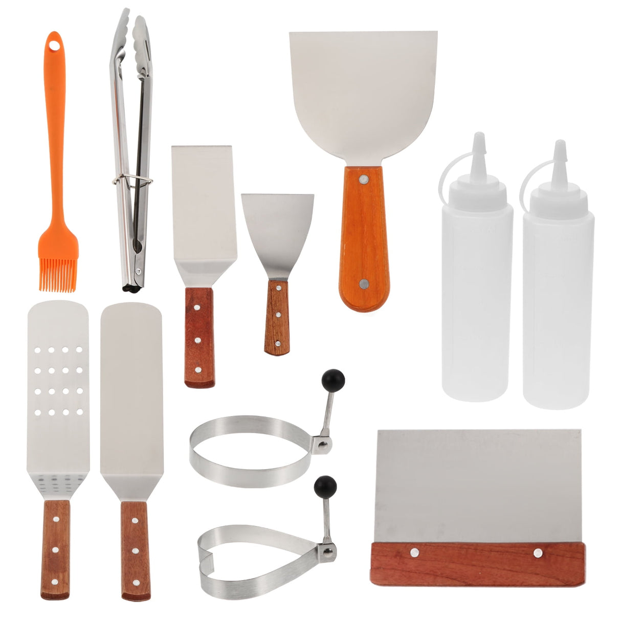 Grill Accessory Bbq Grill Utensils Set Stainless Steel 1 Set 12Pcs