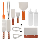 Grill Accessory Bbq Grill Utensils Set Stainless Steel 1 Set 12Pcs