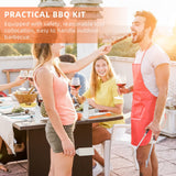 Grill Accessory Bbq Grill Utensils Set Stainless Steel 1 Set 12Pcs