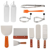Grill Accessory Bbq Grill Utensils Set Stainless Steel 1 Set 12Pcs