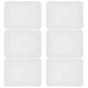 6Pcs Puzzle Trays White Color For Building Blocks And Puzzles Toy Organization And Storage