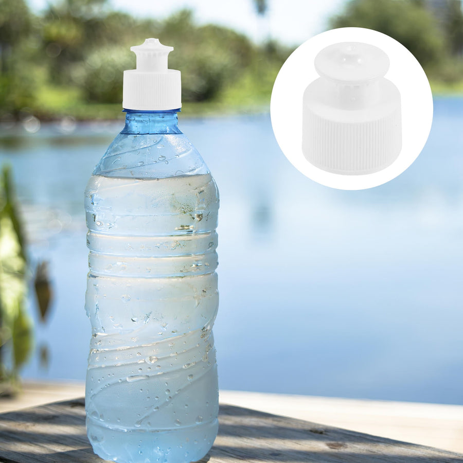 PE Reusable Water Bottle Caps 40Pcs for Athletes and Outdoor Activities