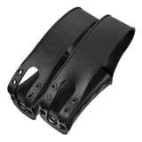 1 Pair Mini Design Exercise Bike Pedals with Straps for Adult Athletes - Top-Down View
