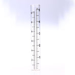 Flat Bottomed Gauge Test Tube With Scale For Weather Measurement Design For Farming And Climate Research