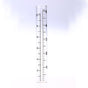 Flat Bottomed Gauge Test Tube With Scale For Weather Measurement Design For Farming And Climate Research